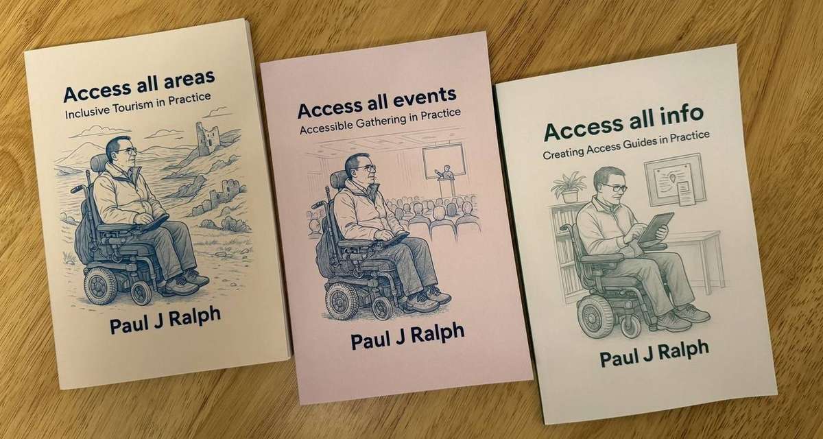 The three books in the series: Access All Areas, Access All Events and Access All Info.